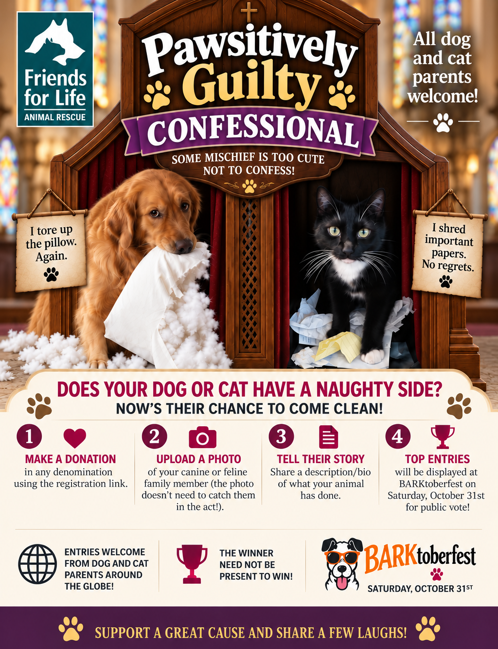 PAWSitively Guilty Confessional
