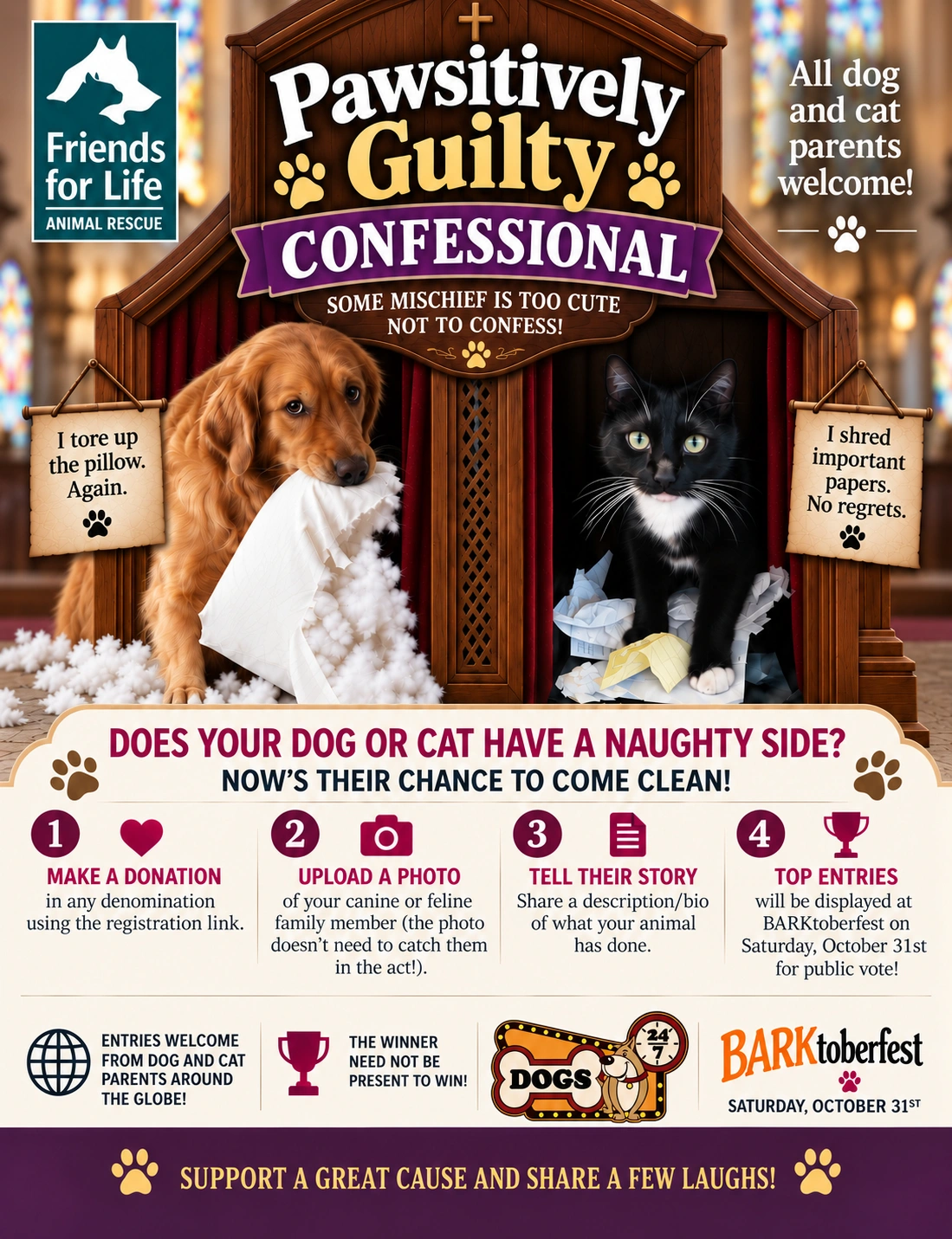 PAWSitively Guilty Confessional