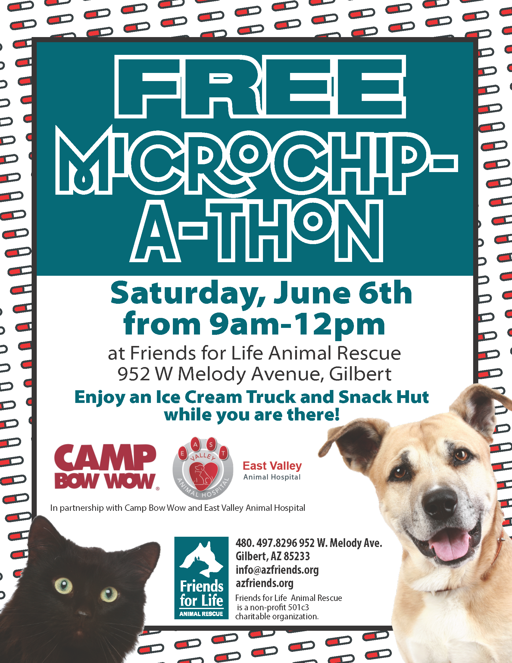 Free Microchip A Thon Friends For Life Animal Rescue